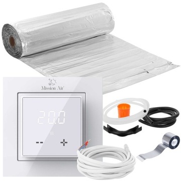 ZESTAW MATA GRZEWCZA grzejna Mission Air pod panele MAL-160W/m² 4m² LCD