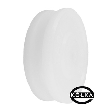 Rolka fi. 100mm tworzywowa profilowana,na linkę 14