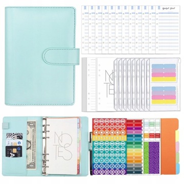 Księga rachunkowa A6 Pu Leather Loose Leaf Book