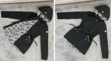 Двойная женская женская куртка с капюшоном с капюшоном 3 цвета l