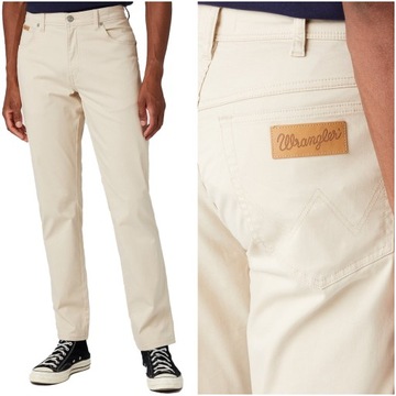 WRANGLER TEXAS MĘSKIE SPODNIE MATERIAŁOWE W32 L32