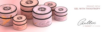 MAKEAR УФ-гель для наращивания ногтей GELTIX SECRET PINK