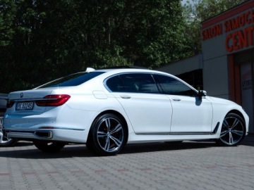 BMW Seria 7 G11-G12 Sedan 750i 450KM 2017 BMW 750LXi Dociąg Panorama Harman HUD 4xKlima 20” ogrz.Kier.+4xFotele PERŁA, zdjęcie 37