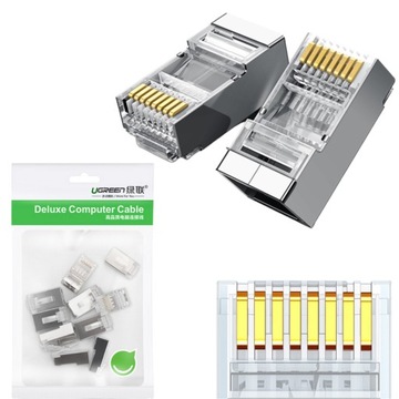 WTYK KOŃCÓWKA RJ45 (UTP Cat. 6/5/5e) UGREEN 10 szt