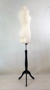 Портновский манекен 34/36 Ecru xs, подставка черная