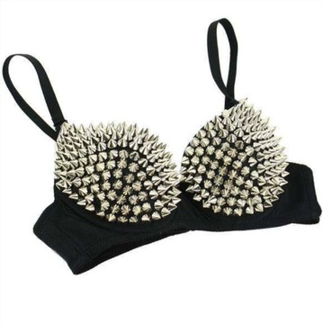 Все виды серебряных металлических завинчивающихся конических шпилек, пули, шипов, заклепок, панк-сумка