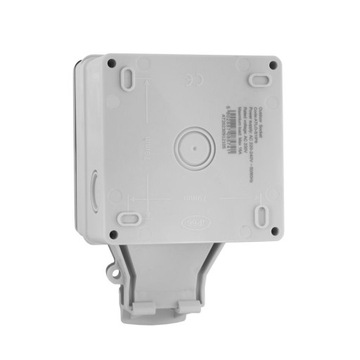 РОЗЕТКА НАКЛАДНАЯ НАРУЖНАЯ, 230 В, ГЕРМЕТИЧНАЯ IP66, С ЗАЗЕМЛЕНИЕМ