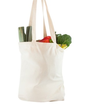 Хлопковая сумка цвета экрю DUBLIN 38x8x42см 220г