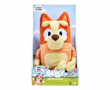Maskotka Bluey Bingo Interaktywna Moose Toys 30 cm Mówi Gada Interaktywny