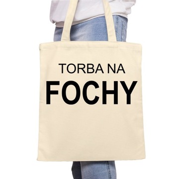 Torba na fochy - torba bawełniana - natural