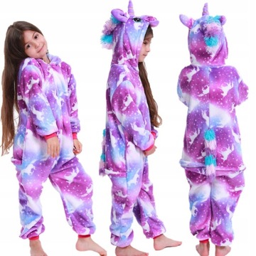 Piżama Unicorn Onesies Children Sleepwear 2022 Ani