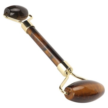 Массажный ролик для лица с 2 головками уменьшает отечность лица