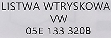 NOWA ORG LISTWA WTRYSKOWA + CZUJNIK VW / AUDI / SEAT / SKODA 1.5 2.0 TSI