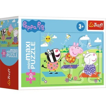 Puzzle 20 el MiniMaxi ŚWINKA PEPPA Trefl 21124
