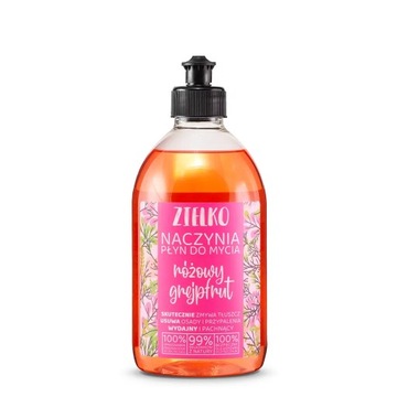 Płyn do mycia naczyń RÓŻOWY GREJPFRUT 500ML-ZIELKO
