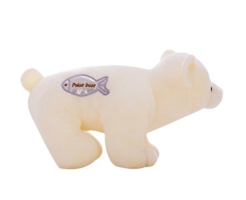 MASKOTKA PRZYTULANKA MIŚ POLARNY NIEDŹWIEDŹ 35 cm