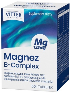 MAGNEZ B-COMPLEX witamina B VITTER BLUE 50 tab.