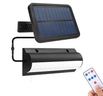 SOLARNA LAMPA CZUJNIK OGRODOWA ZEWNĘTRZNA ŚCIENNA