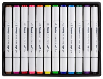 MARKER do Szkicowania Markery do Szkoły MAZAKI dla Dzieci Szybkoschnące