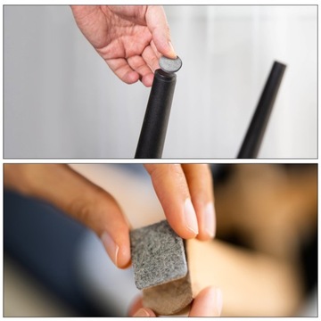 Полоса фетра для мебельных накладок, 4 рулона.