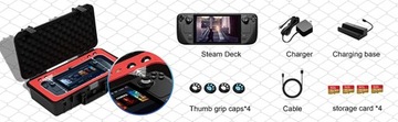 WODOODPORNY TWARDE ETUI TORBA D KONSOLI STEAM DECK