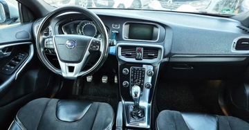 Volvo V40 II Hatchback 1.6 T3 150KM 2013 Volvo V40 BENZYNA alcantara KAMERA czarny sufit R DESIGN okazja, zdjęcie 31