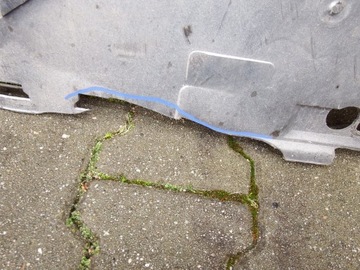 DESKA NÁRAZNÍKU KRYT POD MOTOR NÁRAZNÍK MEGANE II FACELIFT