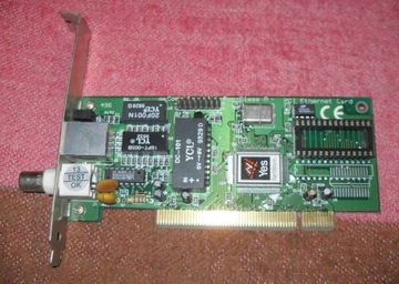 KARTA SIECIOWA YES NETWARE RJ45 BNC PCI