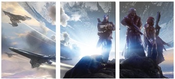 3x OBRAZ NA ŚCIANĘ DESTINY WARLOCK 20x30