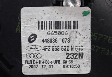 4F2858532N ZRCÁTKO VNĚJŠÍ PRAVÉ A6 C6 4F