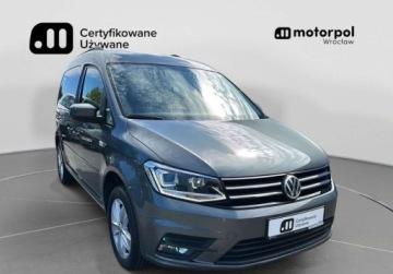 Volkswagen Caddy IV Kombi Maxi 1.4 TSI BlueMotion Technology 125KM 2017 Volkswagen Caddy Nowy rozrzad Tempomat, Bi-ksenon, Podgrzewane fotele, Sal, zdjęcie 5