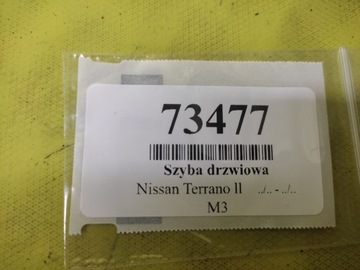 NISSAN TERRANO II 3 DVEŘE SKLO (OKNO) PRAVÝ PŘEDNÍ