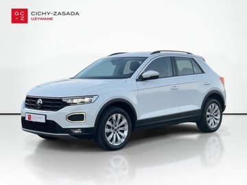 Volkswagen T-Roc I SUV 1.5 TSI ACT 150KM 2021 Volkswagen T-Roc 1.5TSI 150KM Advance SalonPL SerwisASO Dsg Acc Led FV23