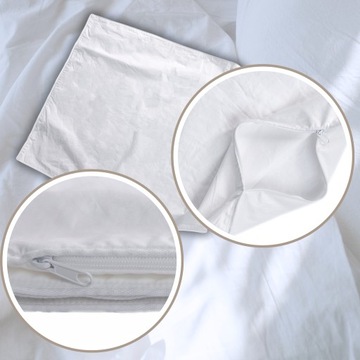 ЗАГРУЗОЧНАЯ НАВУШКА ПОЗИРУЕТ НА ПОДУШКЕ 70х80 БЕЛАЯ С НАПОЛНЕНИЕМ ХЛОПКОВАЯ МОЛНИЯ