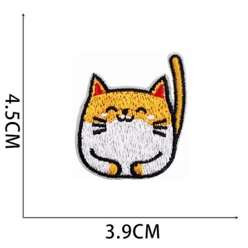 Вышивка термо -патч для одежды 15 разных кошек