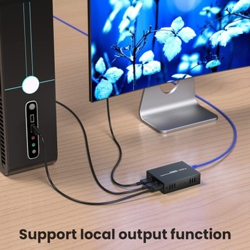 HDMI KVM USB УДЛИНИТЕЛЬ CAT5E/6 4K PWAY