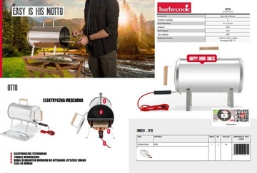 Электрическая коптильня Otto Barbecook