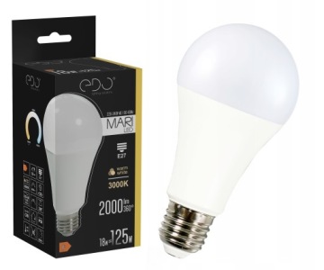 Żarówka LED E27 A80 18W 3000K ciepła 2000lm EDO