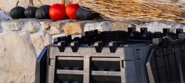 Модульный компостер объемом 1260 л, работающий круглый год.