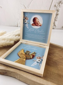 СПАСИБО подарок ПОДАРОК ​​КРЕСТНЫМ РОДИТЕЛЯМ фото ЗОЛОТОЙ МАГНИТ на крещение