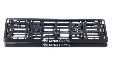 Ramki do tablic rejestracyjnych TOYOTA ASO 2 sztuki