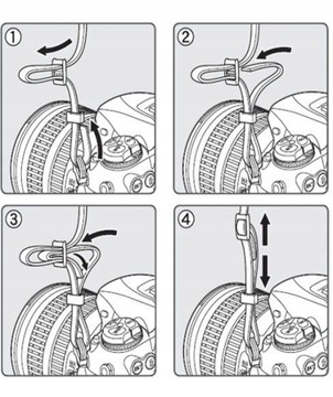 ЧЕРНЫЙ НЕОПРЕНОВЫЙ РЕМЕНЬ ДЛЯ ФОТО
