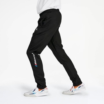 Spodnie PUMA BMW WOVEN PANTS cienkie dresowe M