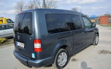 Volkswagen Caddy III Furgon 1.6 102KM 2010 Volkswagen Caddy 1.6B MPI Maxi Rampa Dla Niepelnosprawnych 135 TYS KM Spro, zdjęcie 9