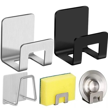 КУХОННЫЙ ОРГАНАЙЗЕР ДЛЯ ГУБОК, ЧЕРНЫЙ ДЕРЖАТЕЛЬ ДЛЯ МОЙКИ