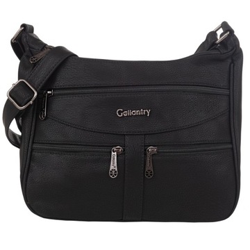 Gallantry CZARNA TOREBKA LISTONOSZKA WOREK KIESZONKI TORBA POJEMNA