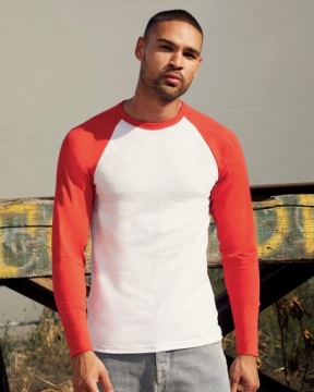 БЕЙСБОЛЬНАЯ ФУТБОЛКА С ДЛИННЫМ РУКАВОМ - Фрукты - размера XXL