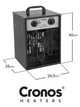 РАДИАТОРНЫЙ ОБОГРЕВАТЕЛЬ FARELKA ЭЛЕКТРИЧЕСКИЙ ВЕНТИЛЯТОР CRONOS 3300W 3,3 кВт