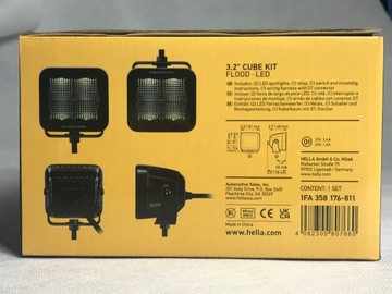 Набор для бездорожья Hella 2 шт. Черная серия + оборудование