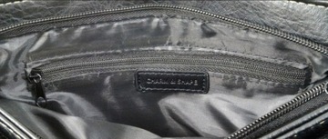 ЖЕНСКАЯ СУМКА ВМЕСТИТЕЛЬНАЯ СУМКА НА ПЛЕЧЕ С КАРМАНАМИ ЧЕРНАЯ КОЖА ВЕЛЛУГГИО